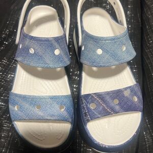 Crocs denim mega